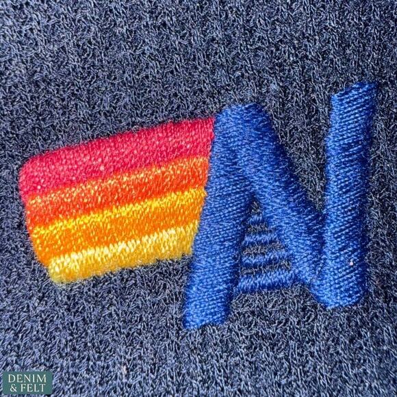 Aviator Nation Rainbow Waffle Thermal Lounge Set Base Layer Navy Pants & Top - Picture 6 of 16
